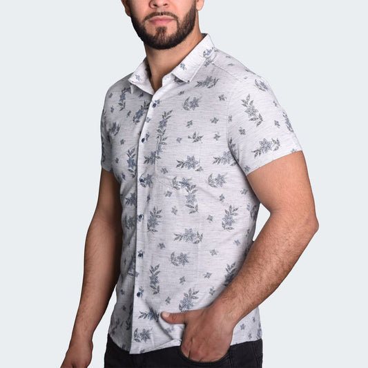 PERFECT FIT SHORT SLEEVE SHIRT - GRAY