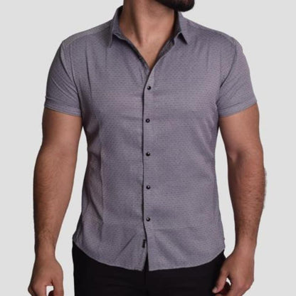 CAMISA MANGA CORTA REVERSIBLE - GREY