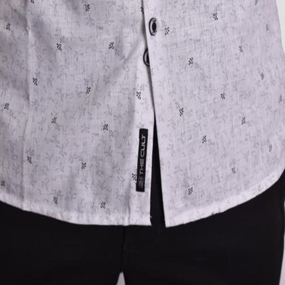 CAMISA MANGA CORTA PERFECT FIT - BLANCO