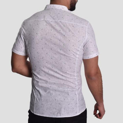 CAMISA MANGA CORTA PERFECT FIT - BLANCO