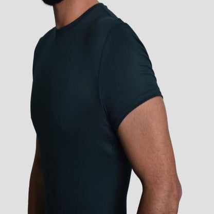 POLO MANGA CORTA CUELLO REDONDO - VERDE
