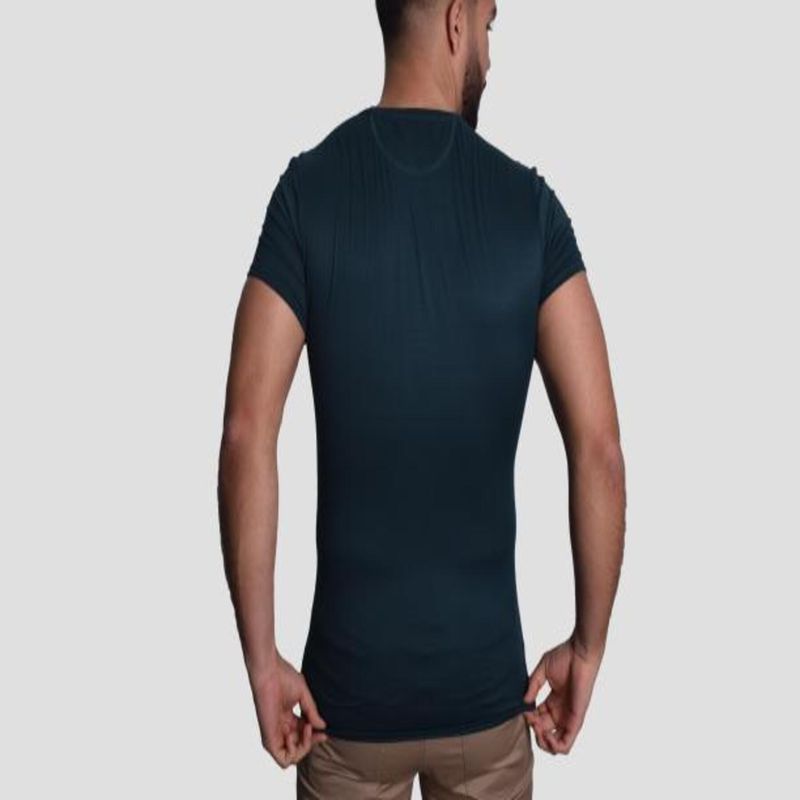 POLO MANGA CORTA CUELLO REDONDO - VERDE