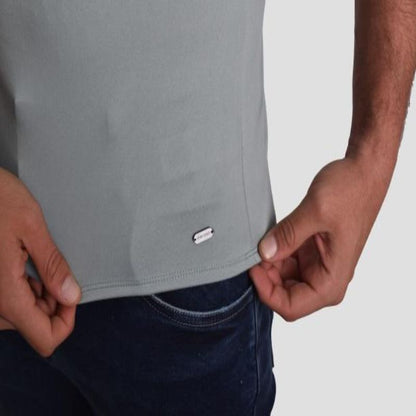POLO MANGA CORTA CUELLO REDONDO - MINT