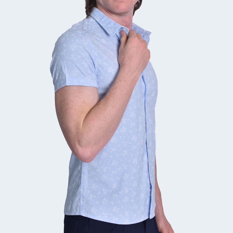 PERFECT FIT SHORT SLEEVE SHIRT - SKY