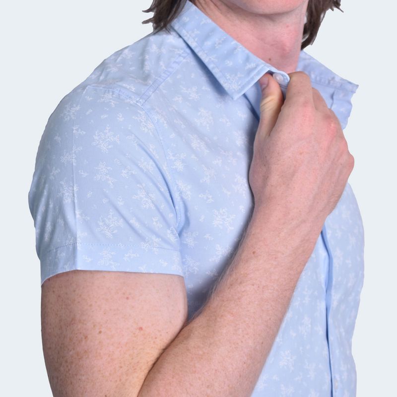 PERFECT FIT SHORT SLEEVE SHIRT - SKY