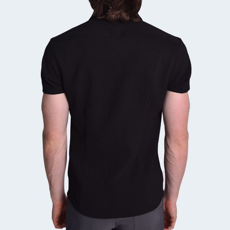 CAMISA MANGA CORTA PERFECT FIT - NEGRO