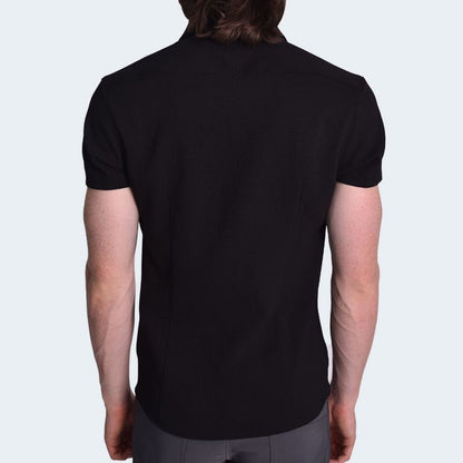 CAMISA MANGA CORTA PERFECT FIT - NEGRO