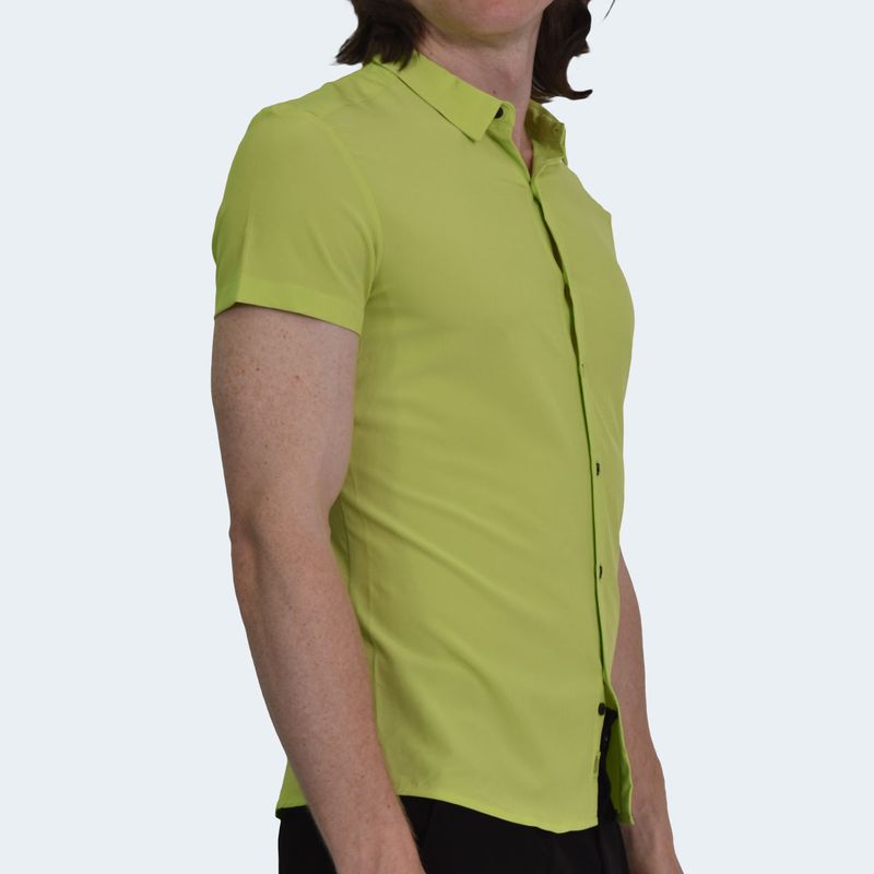 CAMISA MANGA CORTA PERFECT FIT - LIME