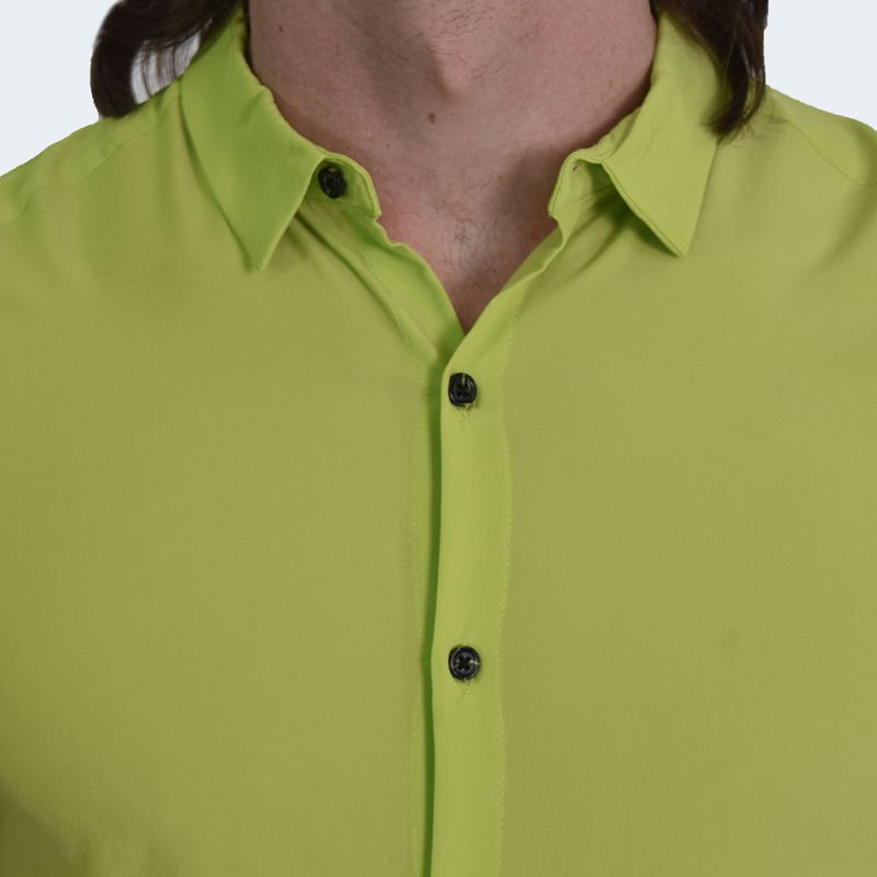 CAMISA MANGA CORTA PERFECT FIT - LIME