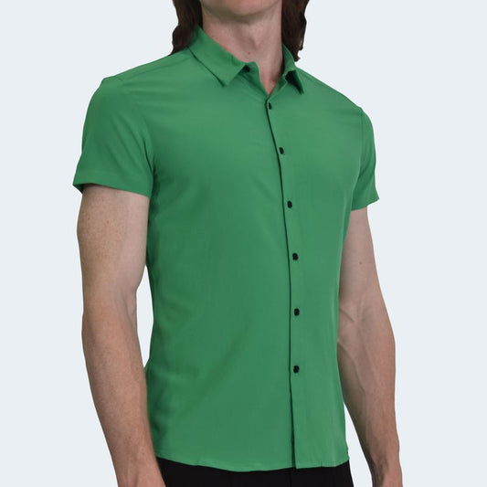 PERFECT FIT SHORT SLEEVE SHIRT - GREEN