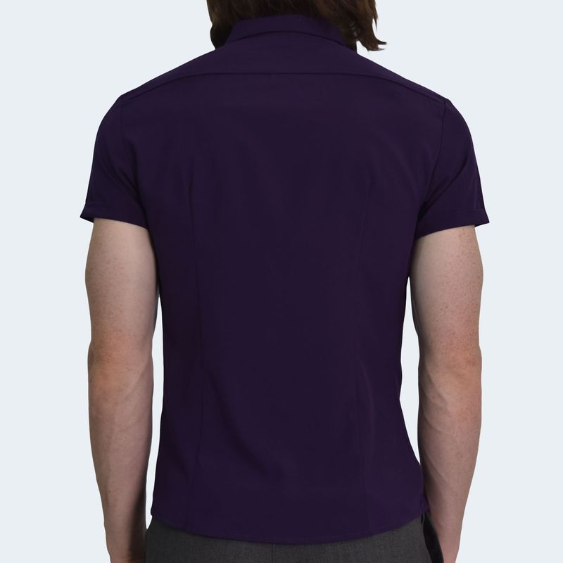 CAMISA MANGA CORTA PERFECT FIT - PURPLE