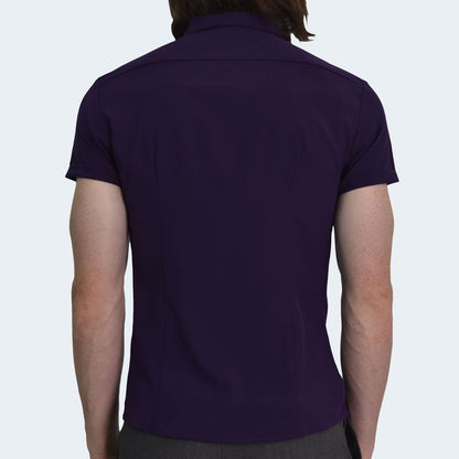 CAMISA MANGA CORTA PERFECT FIT - PURPLE