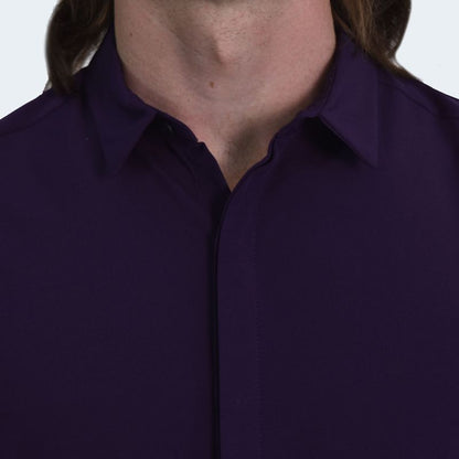 CAMISA MANGA CORTA PERFECT FIT - PURPLE