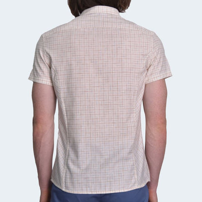 CAMISA MANGA CORTA PERFECT FIT - BEIGE