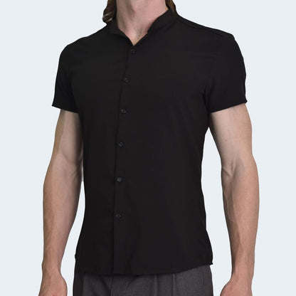 CAMISA MANGA CORTA PERFECT FIT - NEGRO