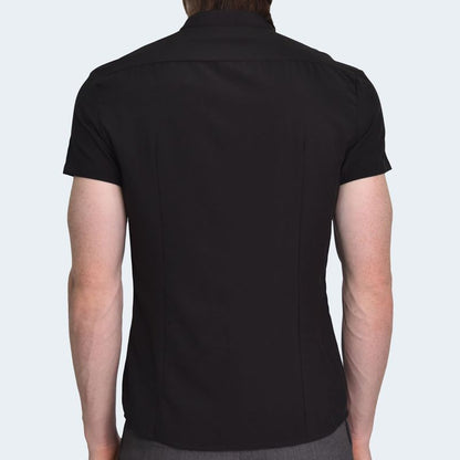 CAMISA MANGA CORTA PERFECT FIT - NEGRO