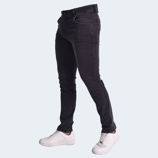 PANTALON SEMIPITILLO DENIM CONFORT - PLOMO