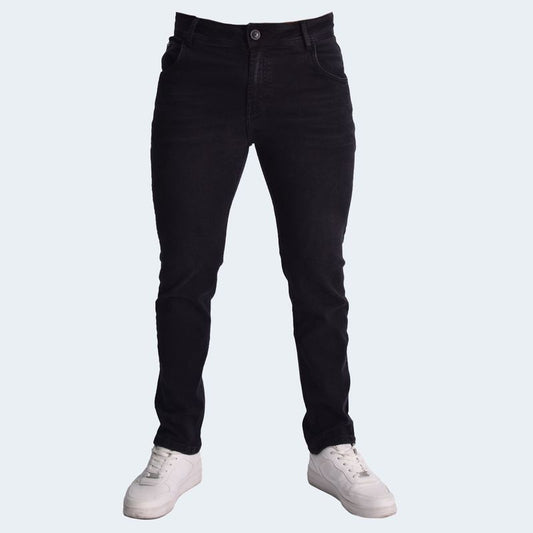 PANTALON SEMIPITILLO DENIM CONFORT - NEGRO