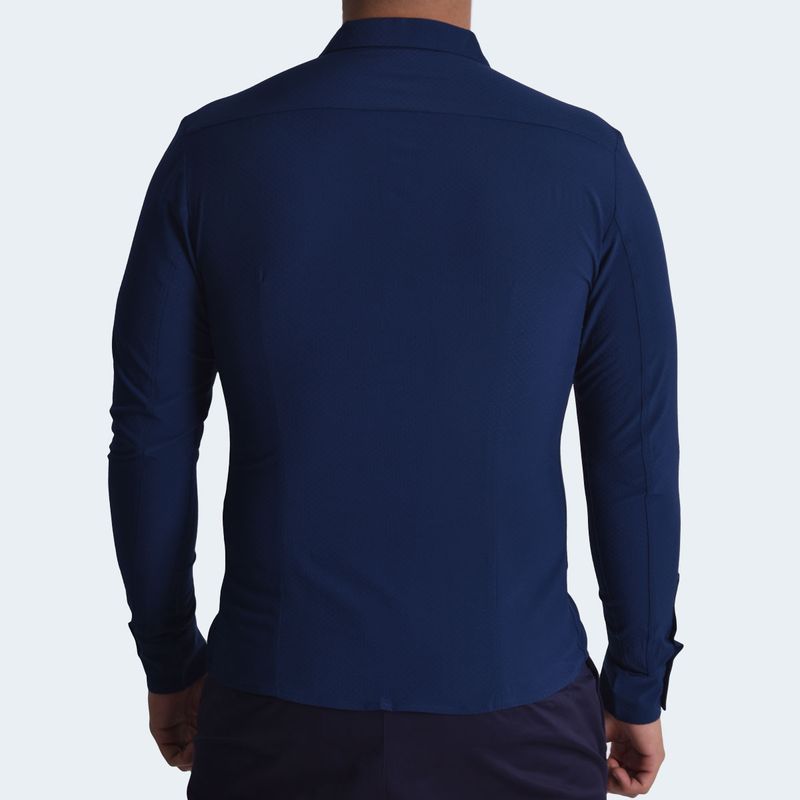 PERFECT FIT LONG-SLEEVED SHIRT - BLUE