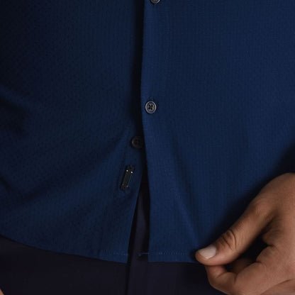 PERFECT FIT LONG-SLEEVED SHIRT - BLUE