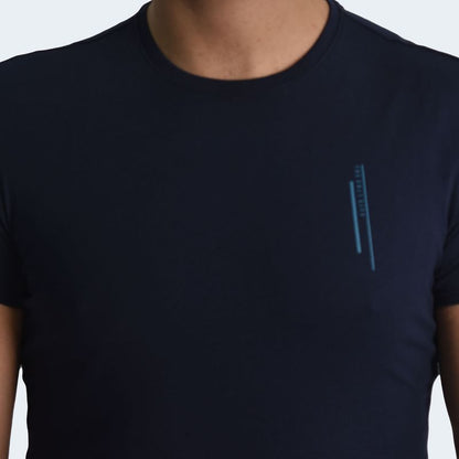 PERFECT FIT ROUND NECK POLO - MIDNIGHT BLUE