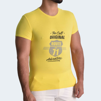 POLO MANGA CORTA PERFECT FIT - YELLOW