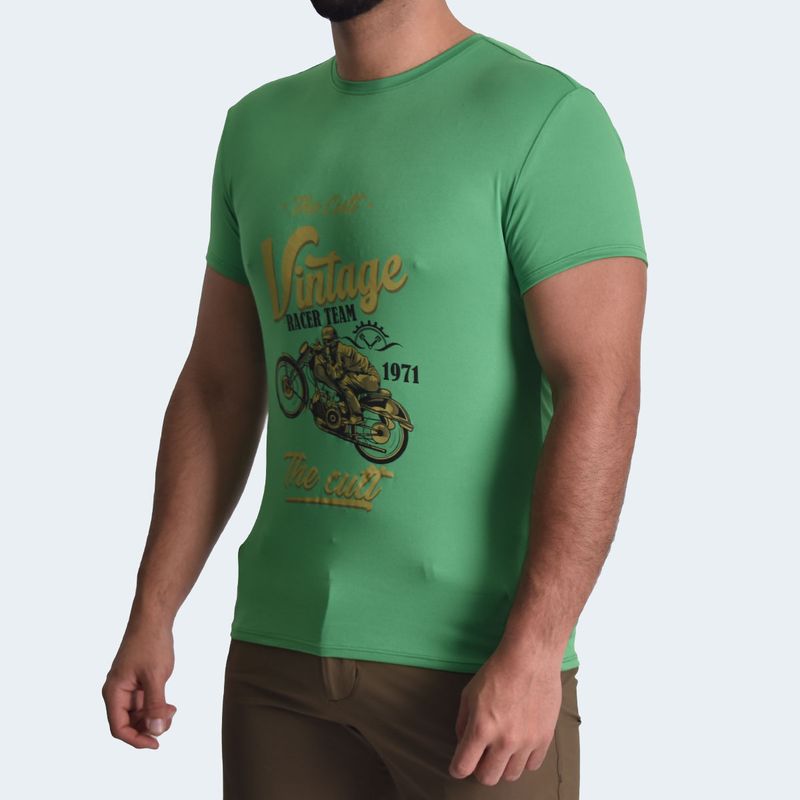 POLO MANGA CORTA PERFECT FIT - GREEN