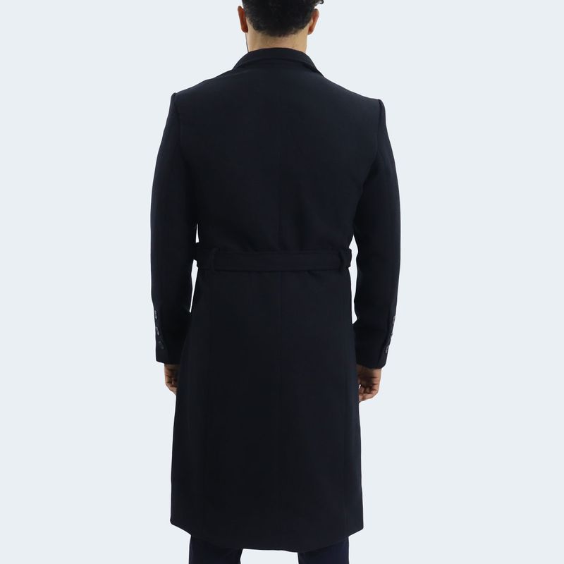 LONG CLOTH COAT - BLUE