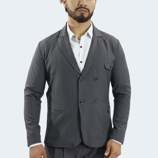 SACO AJUSTE PERFECTO - PLOMO