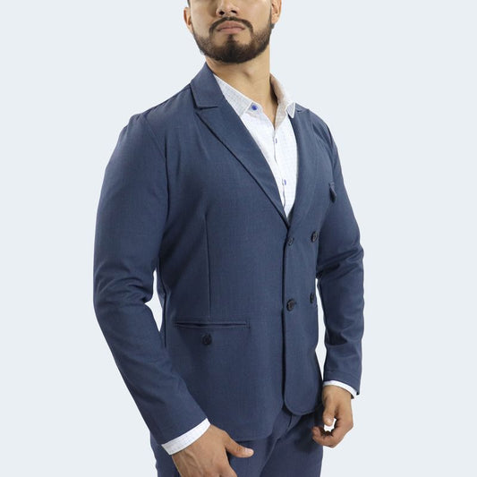 BLAZER AJUSTE PERFECTO - AZUL