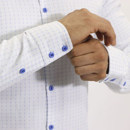 CAMISA MANGA LARGA A CUADROS PERFECT FIT - BLACEL
