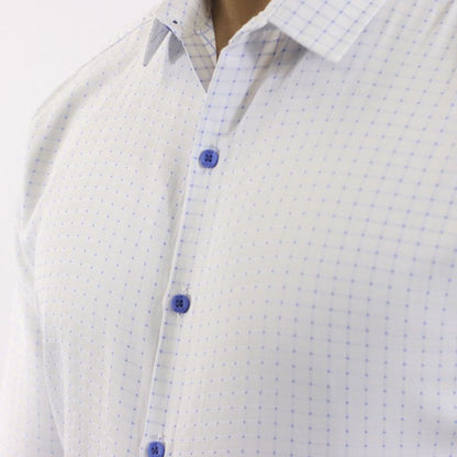 CAMISA MANGA LARGA A CUADROS PERFECT FIT - BLACEL
