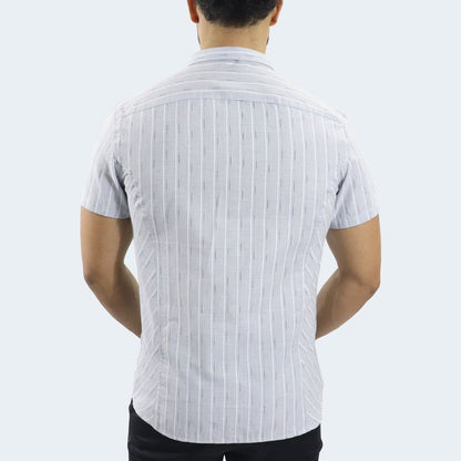 PERFECT FIT SHORT SLEEVE SHIRT - GREY