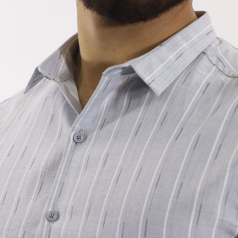 PERFECT FIT SHORT SLEEVE SHIRT - GREY