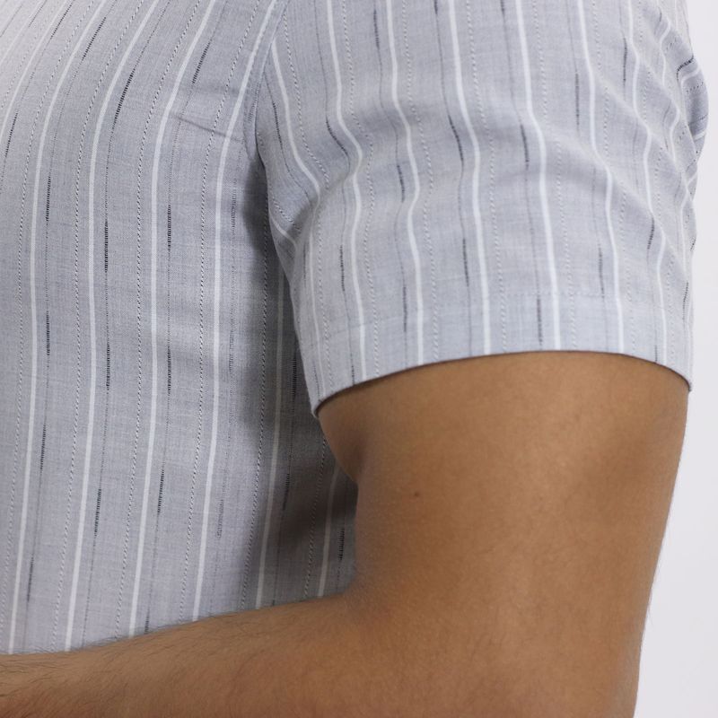 PERFECT FIT SHORT SLEEVE SHIRT - GREY