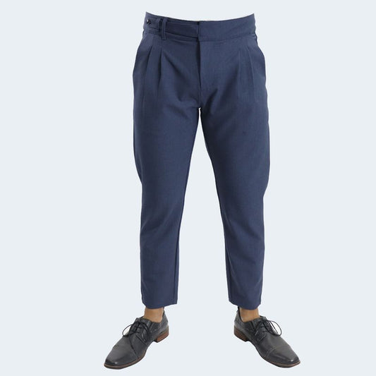 GURKHA COMFORT TROUSERS - BLUE