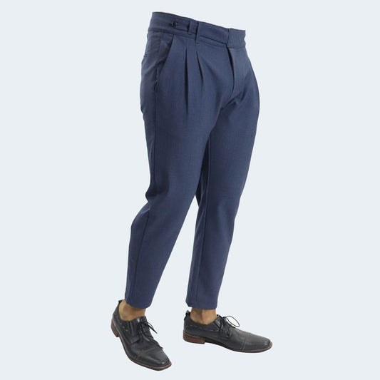 GURKHA COMFORT TROUSERS - BLUE