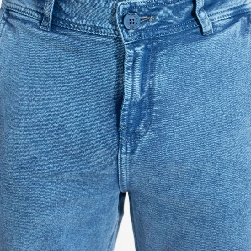 PANTALON DENIM CONFORT  ENTALLE WIDE LEG - SKY