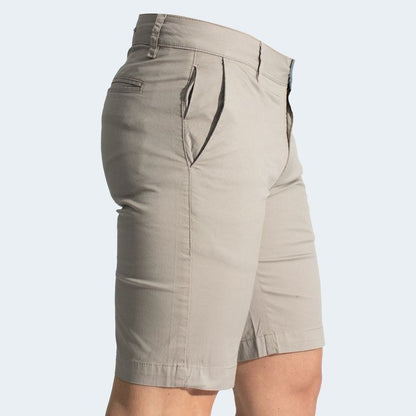 MID-FIT BERMUDA COMFORT DRILL - SAND