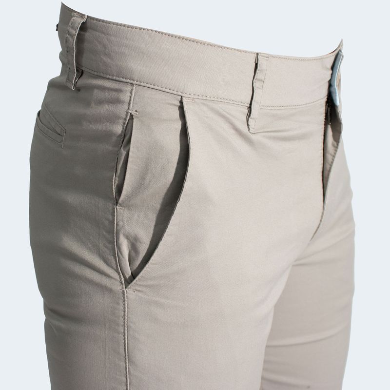 MID-FIT BERMUDA COMFORT DRILL - SAND