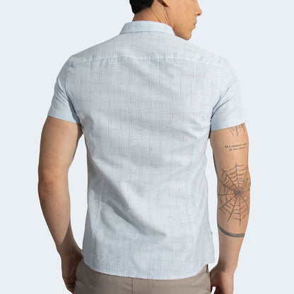 SHORT SLEEVE SHIRT - SKY BLUE