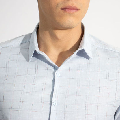 SHORT SLEEVE SHIRT - SKY BLUE