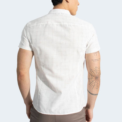 SHORT-SLEEVED SHIRT - WHITE
