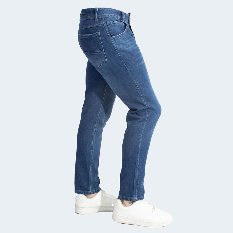 PANTALON DENIM CONFORT SEMIPITILLO - ACERO