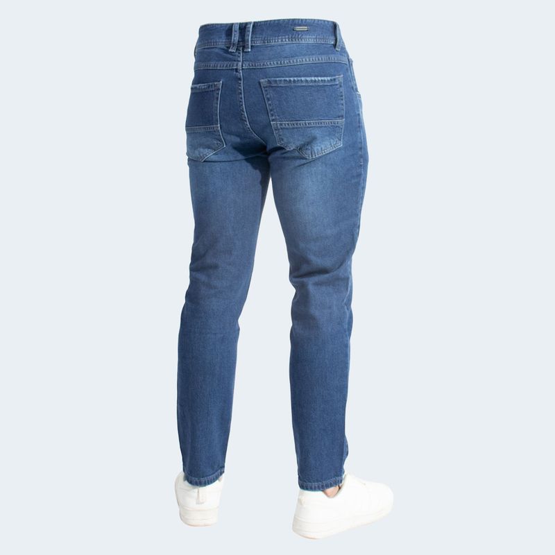 PANTALON DENIM CONFORT SEMIPITILLO - ACERO