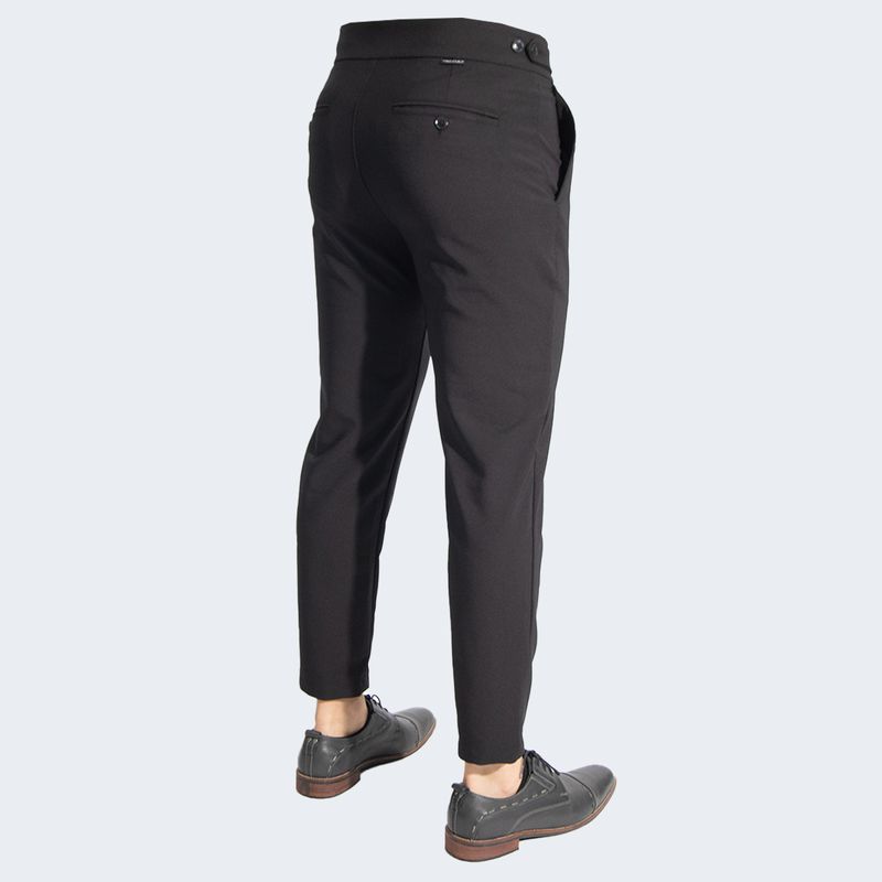 PANTALON GURKHA - NEGRO