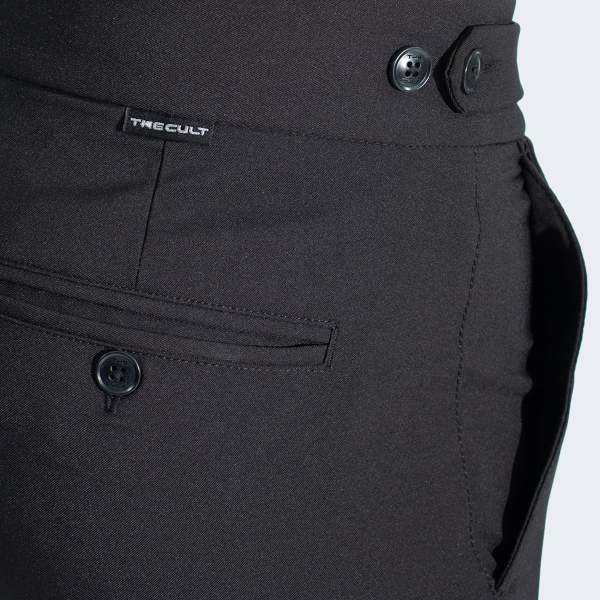 PANTALON GURKHA - NEGRO