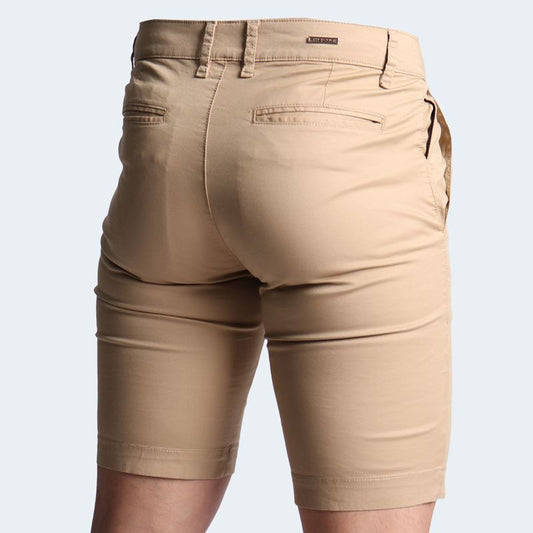 BERMUDA DE TIRO MEDIO DRILL CONFORT - BEIGE