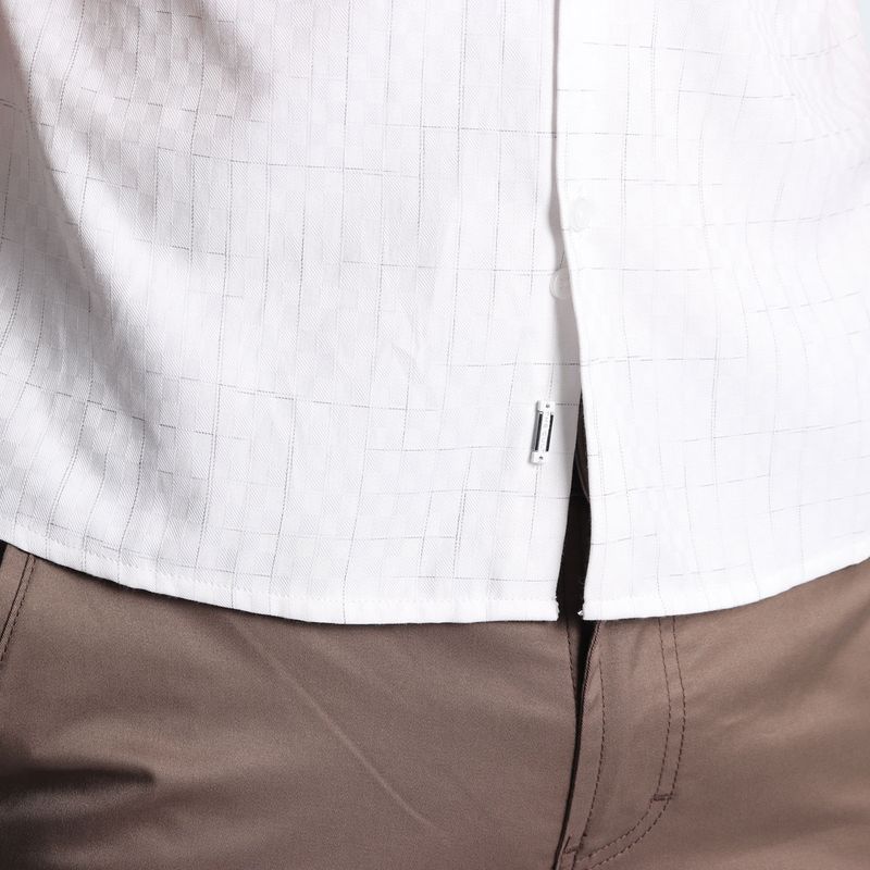 CAMISA A CUADROS MANGA CORTA - BLANE