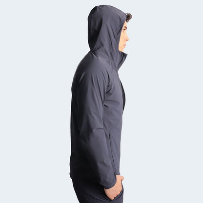 CASACA CORTAVIENTO IMPERMEABLE - AZUL